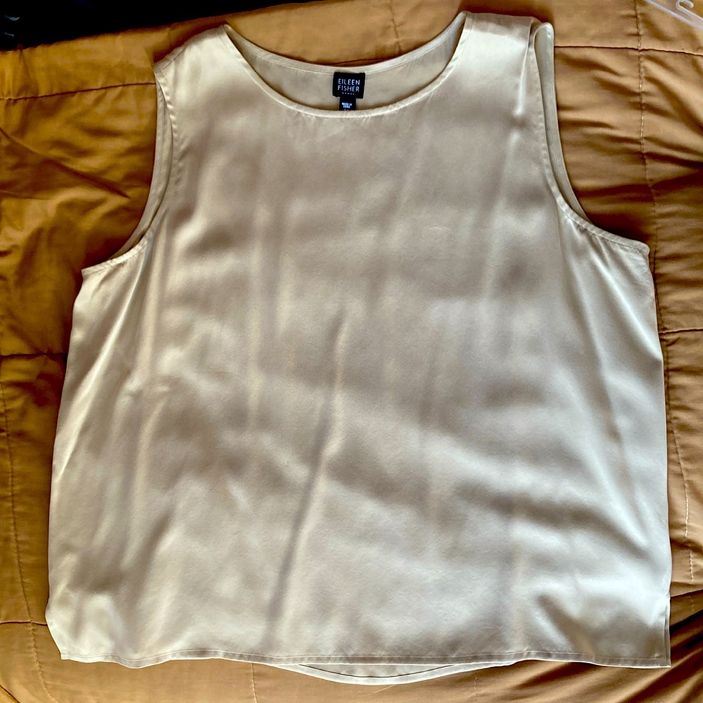 Eileen Fisher Woman Silk Shell 2X